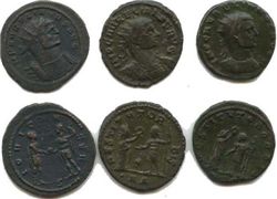 Римская империя, Император Аурелий, 270-275 гг. н.э., бронза