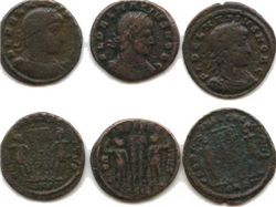 Римская Империя, Император Делмаций Цезарь, 335-337 гг.н.э., бронза