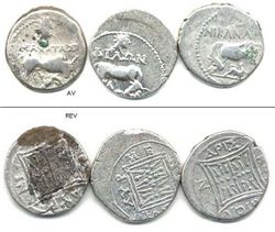 Греция, 3 серебр. монеты, Иллирия, 2-3 век до н.э.