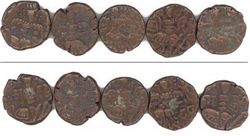Индия, 5 бронзовых монет, Кашмир
