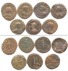 Рим, 7 бронз.монет, Император Пробус,276-282гг.н.э.