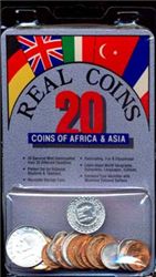 Набор 20 монет из 20 стран Азии и Африки