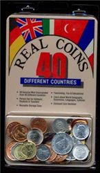 Набор 40 монет Unc из 40 стран мира