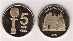 Канжага, 5 кебу, 2008, бронза
