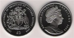 Британские Антарктические Территории, 2 фунта, 2008
