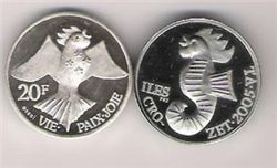 Крозет острова, 20 франков, 2005, серебро