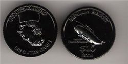 Окусси Асбено, 10 долларов, черный никель, 2006