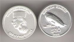 Окусси Амбено, 10 долларов, серебро, 2006