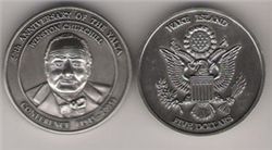 Вэйк остров, 5 долларов, Черчиль, 2005